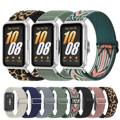 Bracelet en nylon élastique pour Samsung Galaxy Fit 3, bracelet de montre de sport pour Samsung Galaxy Fit 3, bracelet réglable