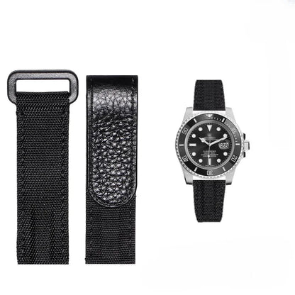 Hochwertiges Nylon-Uhrenarmband für Tudor/Omega/Rolex Daytona Water Ghost, aus Nylon-Canvas, 20 mm