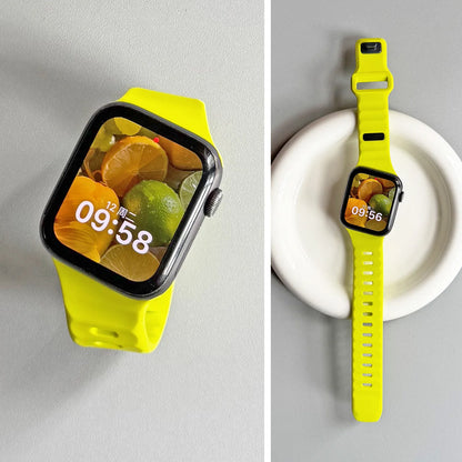 Bracelet en silicone irrégulier pour Apple Watch Ultra 49mm 40mm 41mm 44mm 45mm 46mm Correa Bracelet iWatch Series 11 10 9 8 7 6 SE