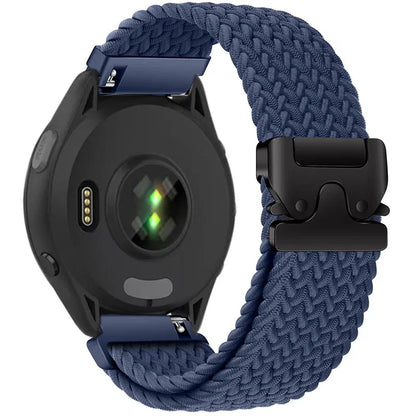 Bracelet à boucle tressée pour Garmin Forerunner 965 970 265 165 570, boucle de Parachute, bracelet de montre en Nylon Garmin Venu 4/3/2 Active 6-5