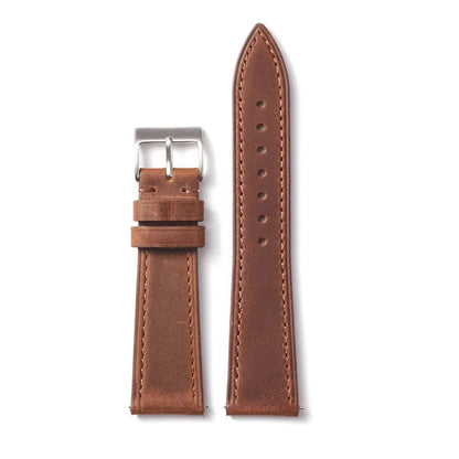 Vintage quick-release watch strap, 18mm 19mm 20mm 21mm 22mm, black brown, wristband, stainless steel buckle accessories