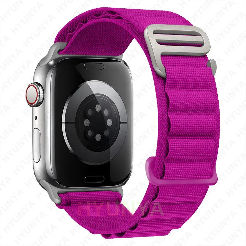 Cinturino per Apple Watch, bracciale alpino per cinturino Apple Watch Ultra 2 3, cinturino 45mm 49mm 42mm 46mm 44mm 41mm 40mm, cinturino Iwatch serie 11 9 8 7 SE 10