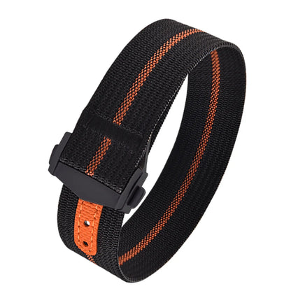Canvas and Nylon Watch Strap, 18-20-22mm, for Omega X Swatch MoonSwatch for Seiko Men Women Sport, Waterproof, Folding Buckle