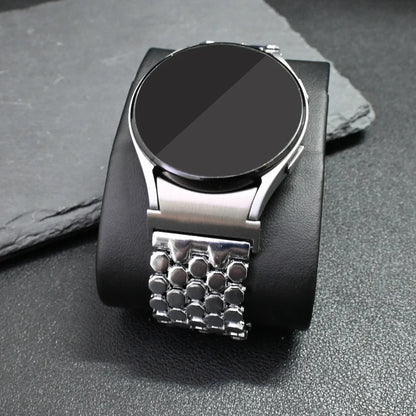 Bracelet de luxe en acier inoxydable pour Samsung Galaxy Watch 8 7 6 4 Classic Utlra 47mm 43mm, pour Galaxy Watch 8 40mm 44mm