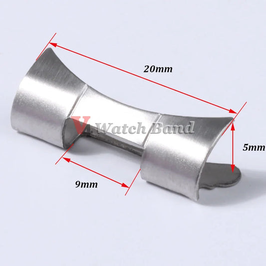 Adaptateur d'extrémité incurvée 12/14/16/18/19/20/22/24mm pour connecteur de bracelet de poignet en acier inoxydable Rolex pour accessoires de bracelet de montre Seiko