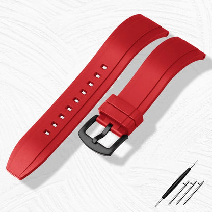 Extended Rubber Watch Strap for Watches, Waterproof Band, Quick Release Bar, Rolex JEAN, Seiko, Tissot, Huawei, 20mm, 22mm
