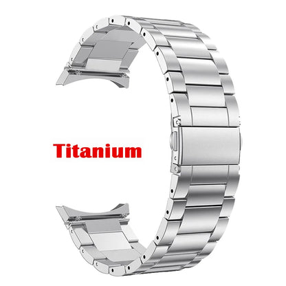 Titanium and Stainless Steel Bracelet, for Samsung Galaxy Watch 6 Classic 43 47mm 40/44mm, for Galaxy Watch 6 5 4, gapless