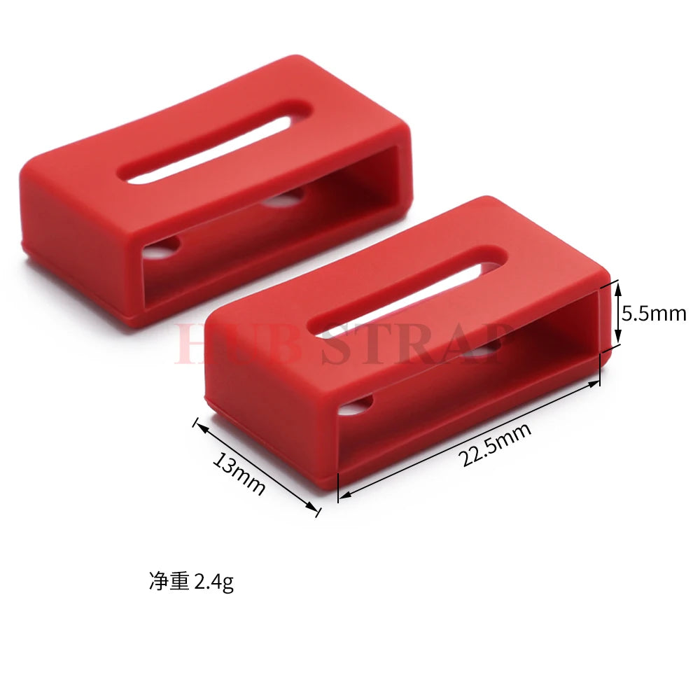 Rubber ring for watch strap, silicone loops for Casio, retainer holder, movable watch ring, circle, watch accessories