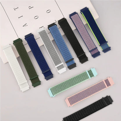 Bracelet en Nylon de 18mm pour Garmin Vivoactive 4s/3S/2S Venu2S/3S, pour femmes fossile Gen 4/6 5E 42mm Huawei Watch GT 4/GT4 41mm