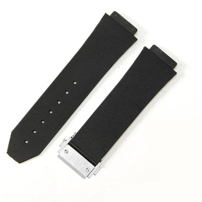 For Hublot BIGBANG Classic Fusion Leather Silicone Rubber Suede Watch Strap Dedicated Interface Lug System Band 26*19mm Bracelet