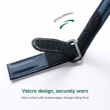 Bracelet de montre réglable en Velcro caoutchouté en fluororubber pour Rolex Submariner Daytona GMT Seiko Omega Tudor, universel