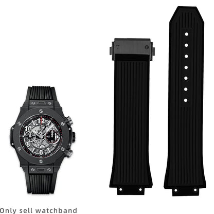 Bracelet de montre étanche en Silicone pour hommes, 27x17mm, pour HUBLOT BIG BANG, accessoires de montre avec outil, chaîne de Bracelet en caoutchouc