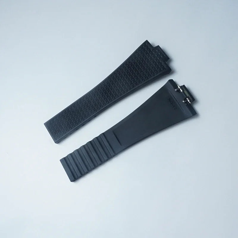 Convient pour Tissot PRX 35mm 40mm diamètre du cadran CTS Premium FKM remplacement en caoutchouc barres à ressort à dégagement rapide coupées sur la taille bracelet de montre
