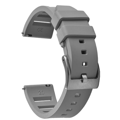 Bracelet de montre en caoutchouc fluoré FKM de qualité supérieure, à dégagement rapide, 20 mm 22 mm, bracelet de plongée souple et étanche, bracelet de remplacement pour montre