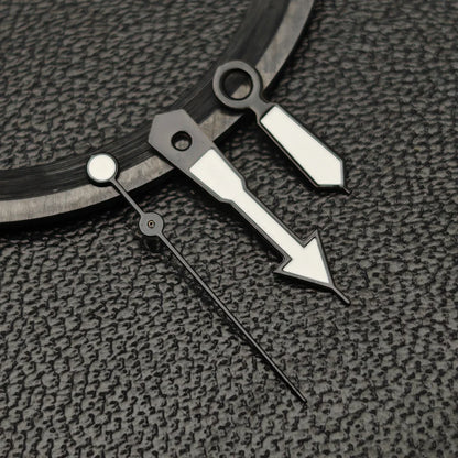 Accessoires de montre, aiguilles de montre NH35 NH36, aiguilles vertes super lumineuses, adaptées au mouvement NH35 NH36