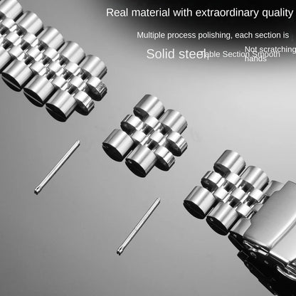 Bracelet S-REFIT Jubilee 20mm pour Seiko Prospex Alpinist SPB115 117 121 123 209 SARB013 15, bracelet en acier inoxydable à extrémités courbées solides