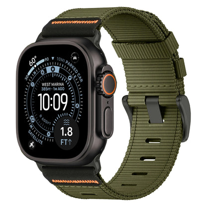 Nylon strap for Apple Watch, compatible with sizes 46mm, 42mm, 45mm, 44mm, 41mm, 40mm, 49mm, for iWatch Series 11, 10, 9, 8, SE, 7, 6, 5, Ultra, 3, 2