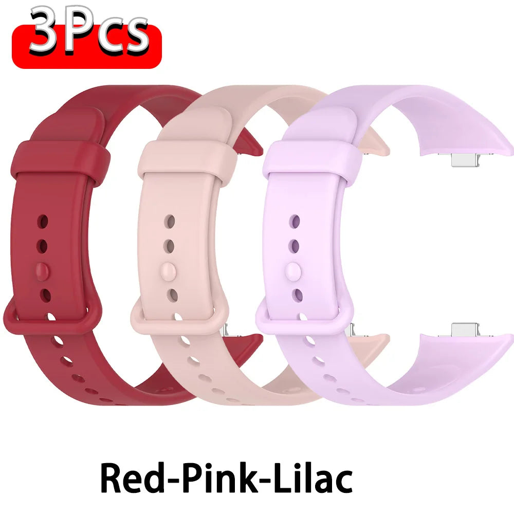Bracelet en silicone officiel pour Xiaomi Smart Band 10 Pro/9 Pro/8 Pro, bracelet de remplacement pour Redmi Watch 4 5 6, accessoires