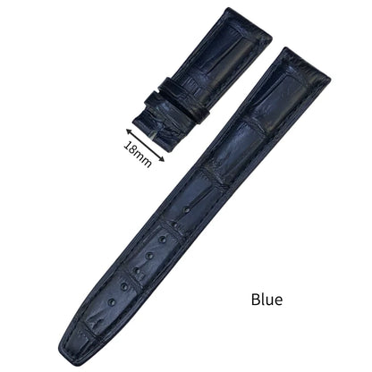Bracelet de montre en cuir de Crocodile américain, 20mm 21mm 22mm, pour IWC PORTUGIESER PORTOFINO Pilot, outils gratuits