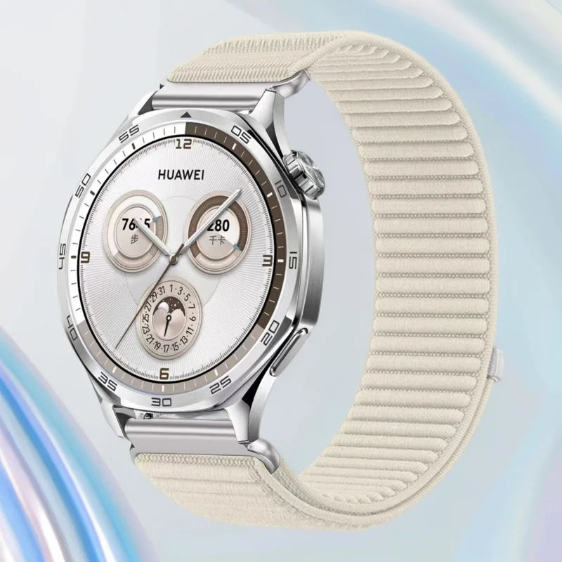 Cinturino classico in nylon intrecciato da 20mm 22mm per Samsung Galaxy Watch 7 6 5 4/3 41mm 45mm/Active 2/Gear S3 Frontier