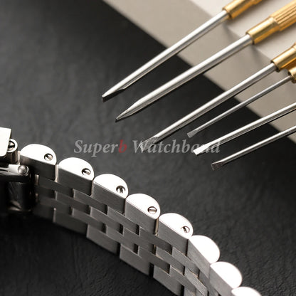 Slotted metal screwdriver for Rolex 0.8mm 1.0mm 1.2mm 1.4mm 1.6mm 1.8mm watch repair tools remove install screws watchmaker set