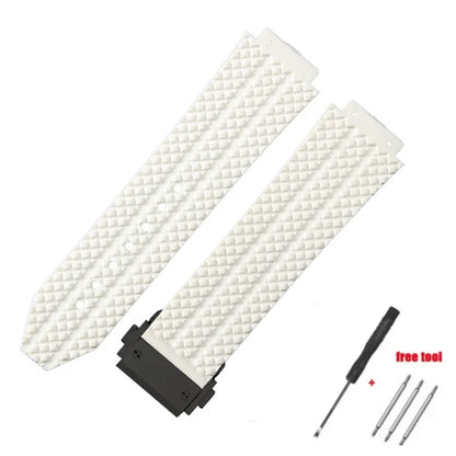 Replacement watch strap for Hublot Big Bang Classic Fusion Bracelet 24*17mm 26*19mm Soft Silicone Rubber Watch Strap