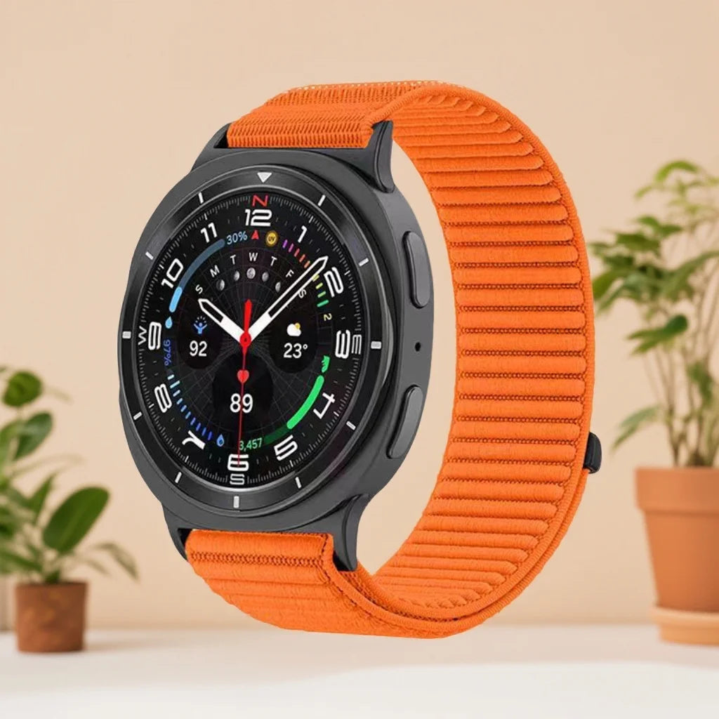 Bracelet de montre tressé élastique en Nylon, pour Samsung Galaxy Watch8 Band 40mm 44mm/Galaxy Watch 8Classic 46mm/Ultra 2025