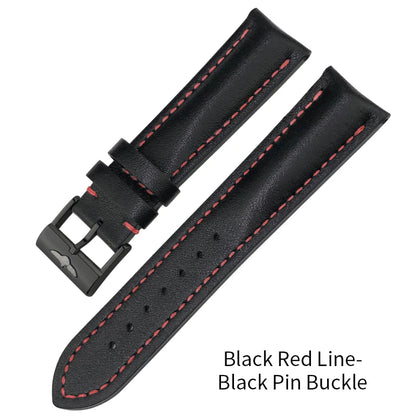 Genuine Soft Cowhide Leather Watch Strap, 22mm, 21mm, 20mm, for Breitling, for Premier Superocean Avenger Navitime World