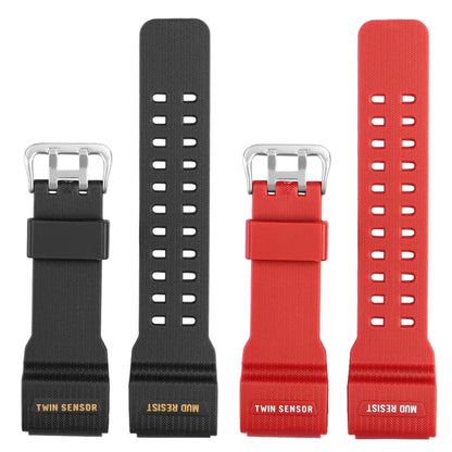 Silicone Rubber Watch Band for Casio GG1000 G-shock GG-1000 GNG-100 GSG-100, Resin Sport Strap, Waterproof Watchband Replacement Tool