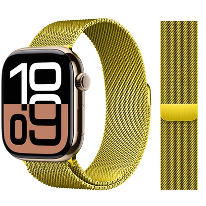 Apple Watch 米兰尼斯表带，46mm 44mm 45mm 40mm 42mm 41mm，适配 iWatch 系列 11 10 9 8 SE 7 6 Ultra 3 2