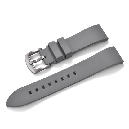 Quick Release Classic Fluoro Rubber Watch Straps, 18-19-20-21-22-23-24mm, FKM FPM, For Any Brand, Diving Watch Bands