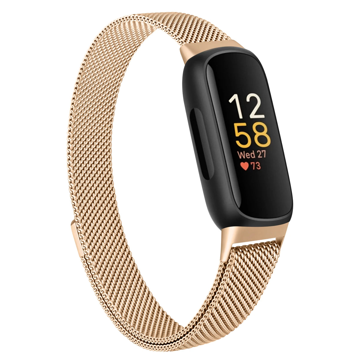 Bracelet à boucle magnétique en métal pour Fitbit Inspire 3, Bracelet de montre en acier inoxydable pour Fitbit Inspire 3
