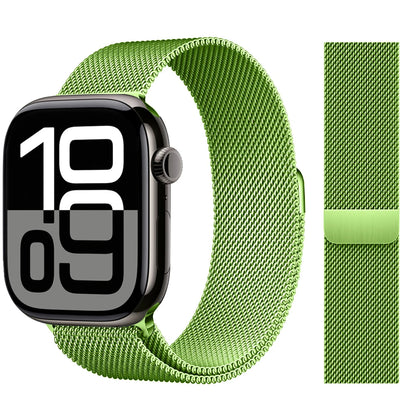 Apple Watch 米兰尼斯表带，46mm 44mm 45mm 40mm 42mm 41mm，适配 iWatch 系列 11 10 9 8 SE 7 6 Ultra 3 2