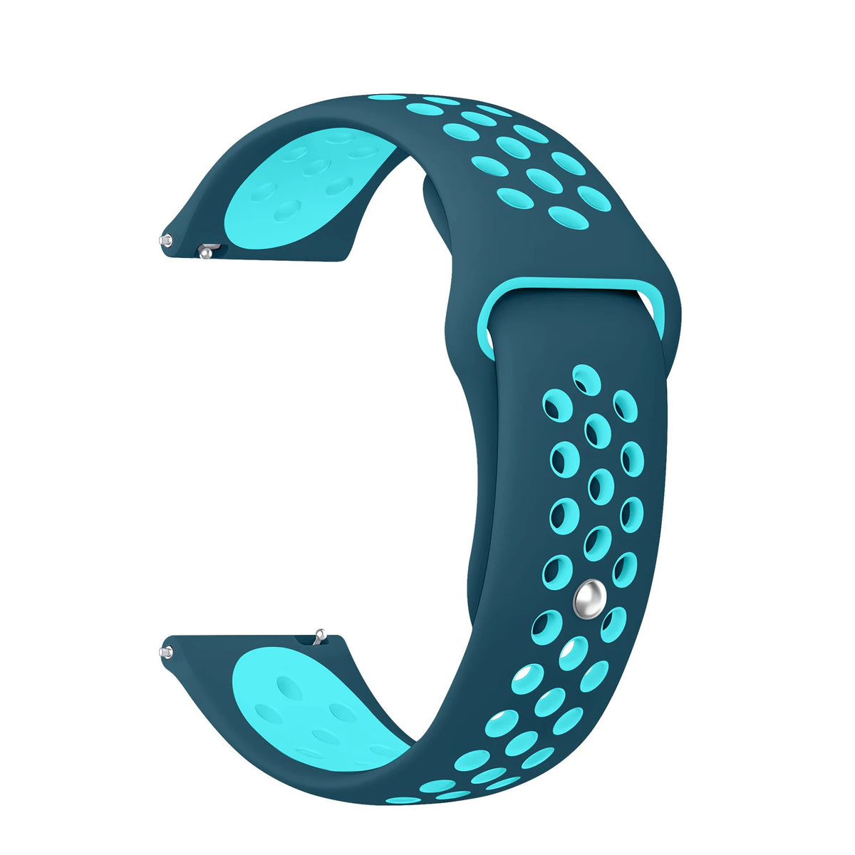 Cinturino in silicone da 20 mm 22 mm, per Amazfit Bip 6 5/GTS 3/2/2e/GTS2 Mini/GTR 3 Pro/42 mm/47 mm/2/2e/Stratos 2/3 Pro Sport Correa