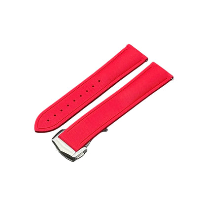 OZE Bracelet montre Caoutchouc Siliconé Premium - Motif Tissu - Boucle déployante