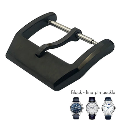 Fibbia deployante per orologio in acciaio inossidabile 316L, 18mm 20mm, adatta per IWC Big Pilot Spitfire, cinturino in pelle, chiusura deployante, strumenti gratuiti