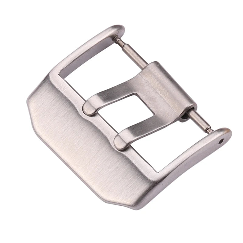 Großhandel mit 19 Modellen von Edelstahl-Uhrenschnallen, 12, 14, 16, 18, 20, 22, 23, 24, 26, 28 mm, silberfarbene Metall-Uhrenarmbandschließen, Uhrenarmbandzubehör