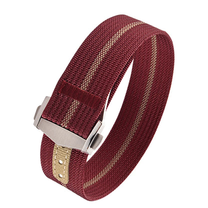 Canvas and Nylon Watch Strap, 18-20-22mm, for Omega X Swatch MoonSwatch for Seiko Men Women Sport, Waterproof, Folding Buckle