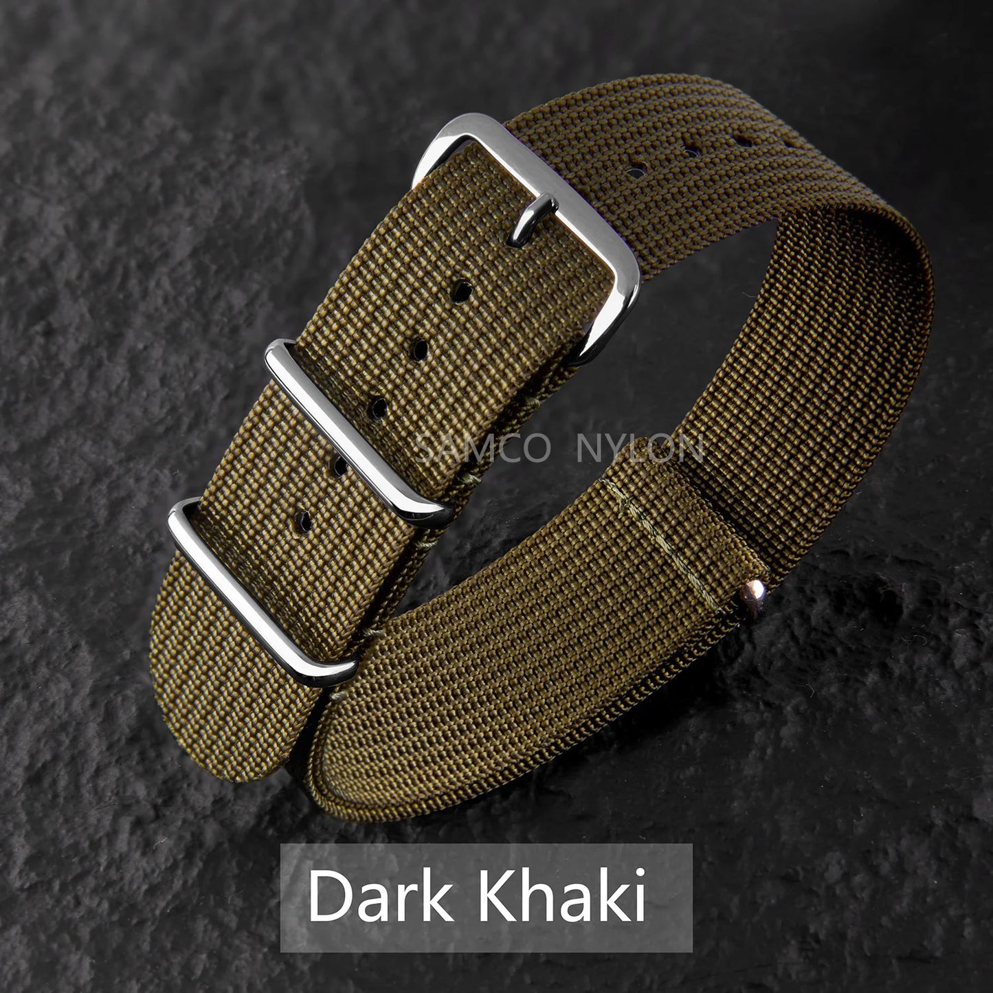 Bracelet de montre en Nylon nervuré 20mm 22mm bracelets de montre confortables boucle militaire lavable Blet pour hommes bracelets de montre
