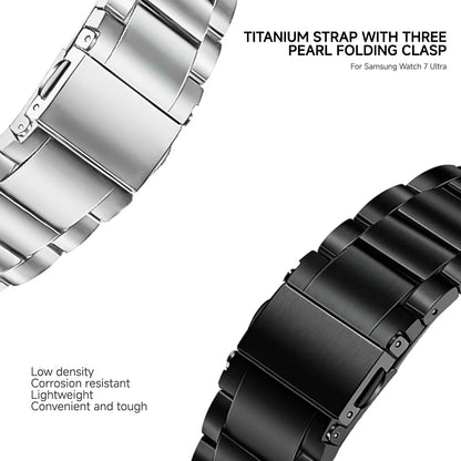Stainless Steel Watch Band + Case for Samsung Galaxy Watch 8 40mm 44mm, Full Cover Metal Strap