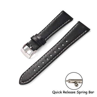 Cinturino in pelle 20mm 22mm a sgancio rapido universale orologio braccialetto in morbida pelle per uomo e donna per Omega Seiko Cartier