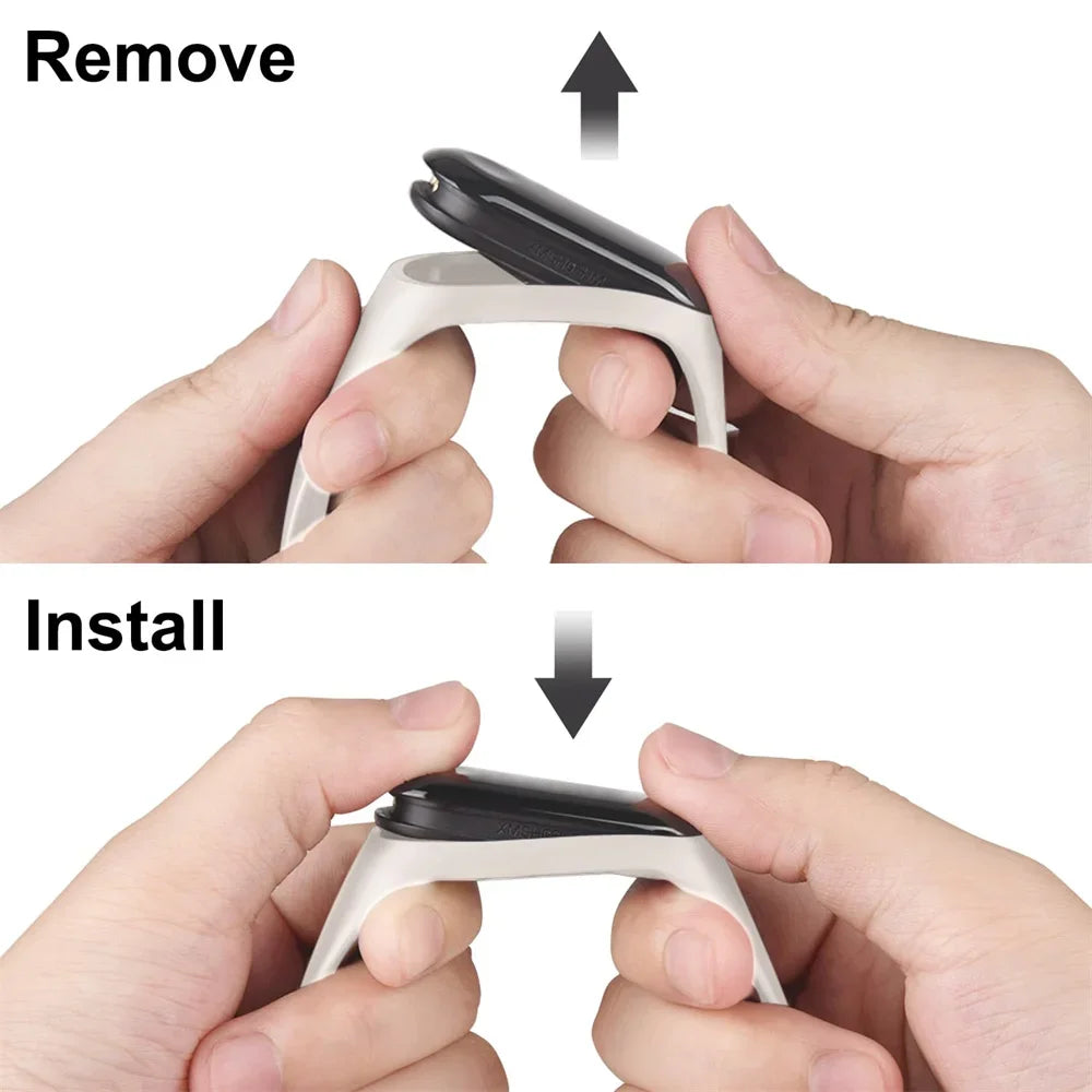 Official silicone strap for Xiaomi Mi Band 4 5 6 7, sports watch, Miband4 Miband7 Correa Mi band 3 4 5 6 7 bands