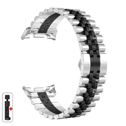 Luxury Stainless Steel Strap for Samsung Galaxy Watch 8 Classic 46mm, Metal Bracelet for Galaxy 8 40mm 44mm, Men's Watchband