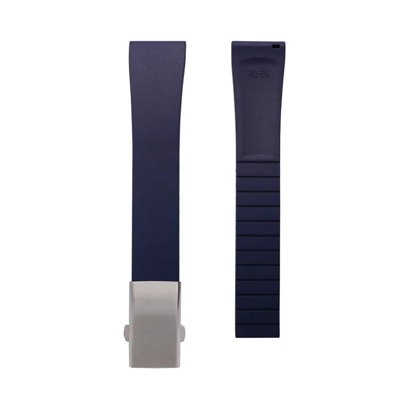Cinturino per orologio in gomma fluorurata CTS FKM, 18 19 20 21 22 mm, tagliabile su misura, a sgancio rapido, cinturino universale regolabile da uomo e da donna