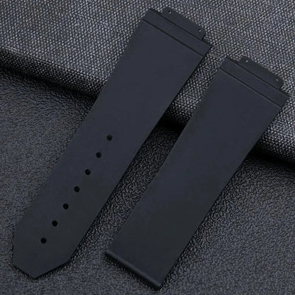 Cinturino per orologio Q7 in gomma morbida nera, per Hublot, per serie Big Bang 44 mm, impermeabile 311 304 301, attrezzi 26x19 mm
