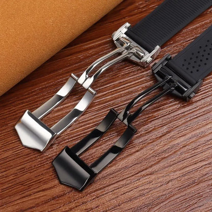 Cinturino per orologio in gomma naturale per TAG HEUER GRAND CARRERA, cinturino sportivo impermeabile, cinturino per orologio in silicone morbido, 22 mm, 24 mm