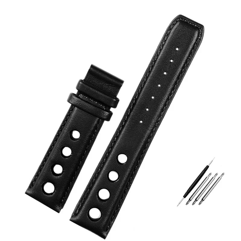 Bracelet en cuir véritable pour montre de sport Tissot 1853, Racing PRS516 T91 1853, couche supérieure en cuir de vache, 20mm, accessoires de bracelet Chopin