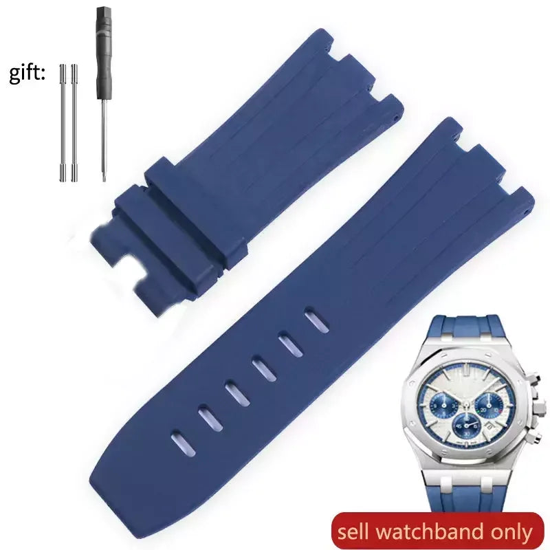 Pour AP Audemars et Piguet 15703 Royal Oak Offshore série étanche en caoutchouc Silicone bracelet de montre 28mm accessoires de montre hommes