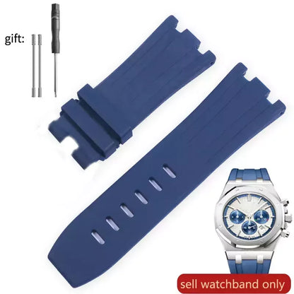 Pour AP Audemars et Piguet 15703 Royal Oak Offshore série étanche en caoutchouc Silicone bracelet de montre 28mm accessoires de montre hommes