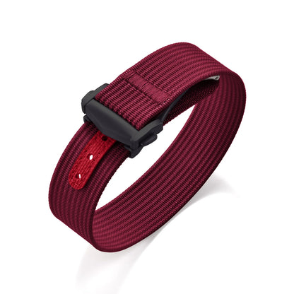 Bracelet de montre en nylon côtelé Omega avec fermoir déployant 18mm 20mm 22mm, bracelet sport en caoutchouc FKM pour Swatch MoonSwatch